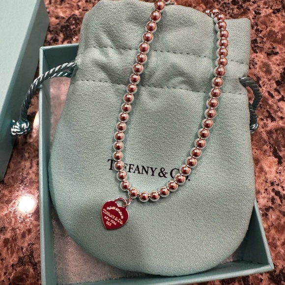 Tiffany & Co. Silver Heart Bracelet - Picture 2 of 10